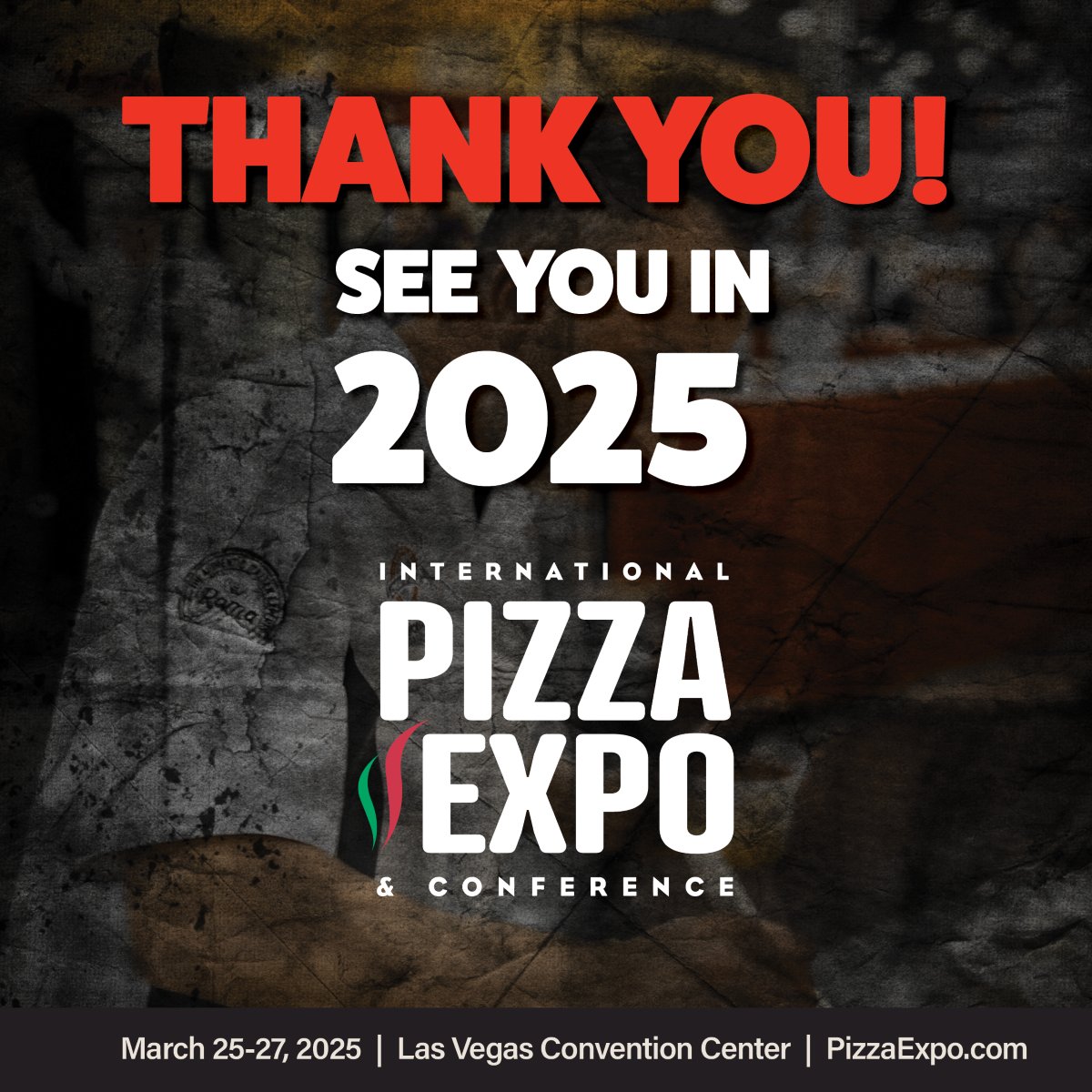 A heartfelt thank you to all attendees, exhibitors, sponsors, & partners who joined us on the show floor for a successful 40th International Pizza Expo! ❤️ We hope you had a blast, and we can't wait to welcome you back in 2025! 🌟 . #PizzaExpo #PizzaToday #PizzaCon #Expo