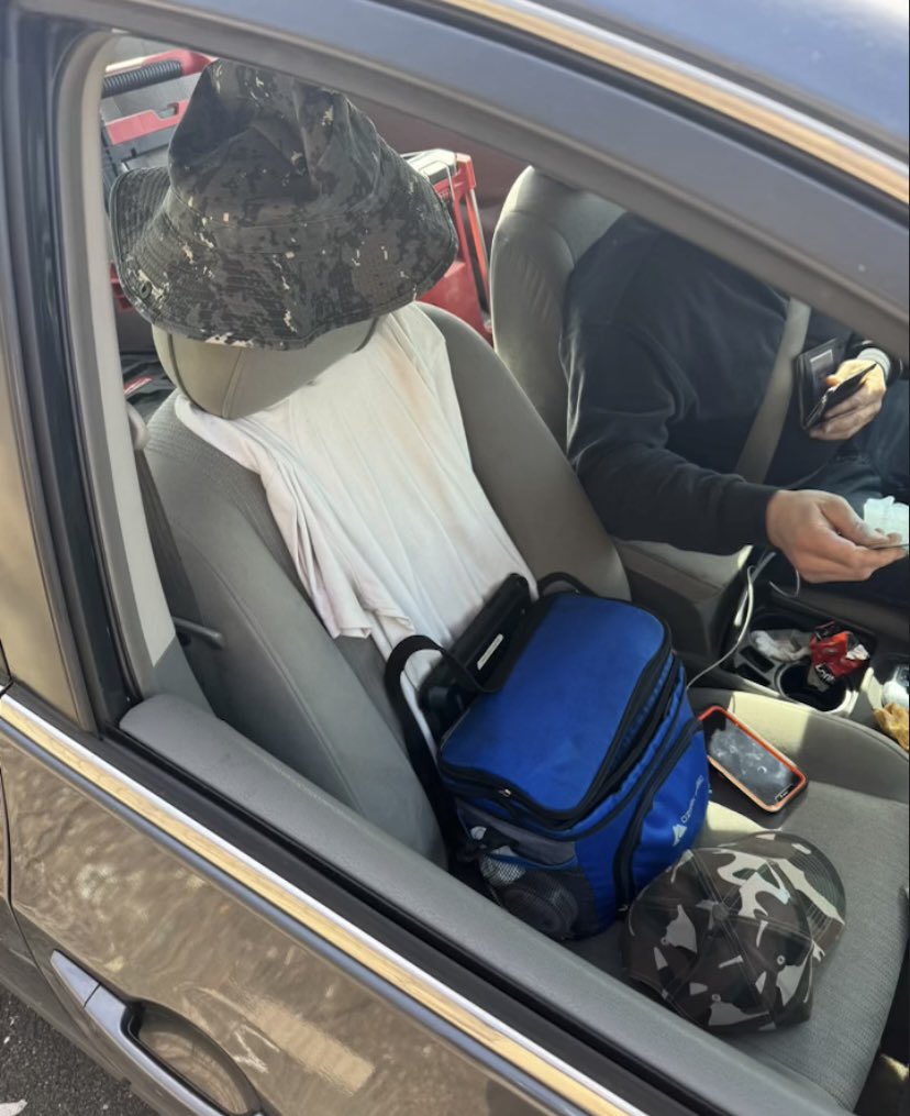 Driver busted for dressing up passenger seat &amp; trying to claim imaginary friend on <a href="/fastrakbayarea/">Bay Area FasTrak</a> transponder, per <a href="/CHPHayward/">CHP Hayward</a>