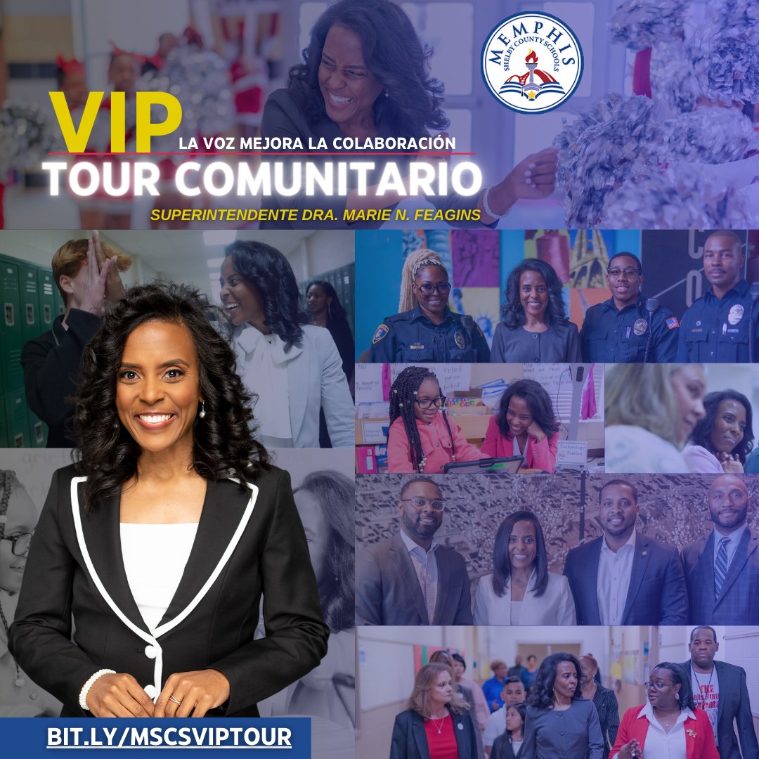 MSCSK12's tweet image. MSCS, are you ready for a NEW era to learn, lead, &amp;amp; leave a legacy? Join incoming Supt., @drmariefeagins as she improves partnerships with important voices - YOURS! Join us for a VIP tour starting April 1st &amp;amp; help shape the future of education. RSVP: Bit.ly/MSCSVIPTOUR