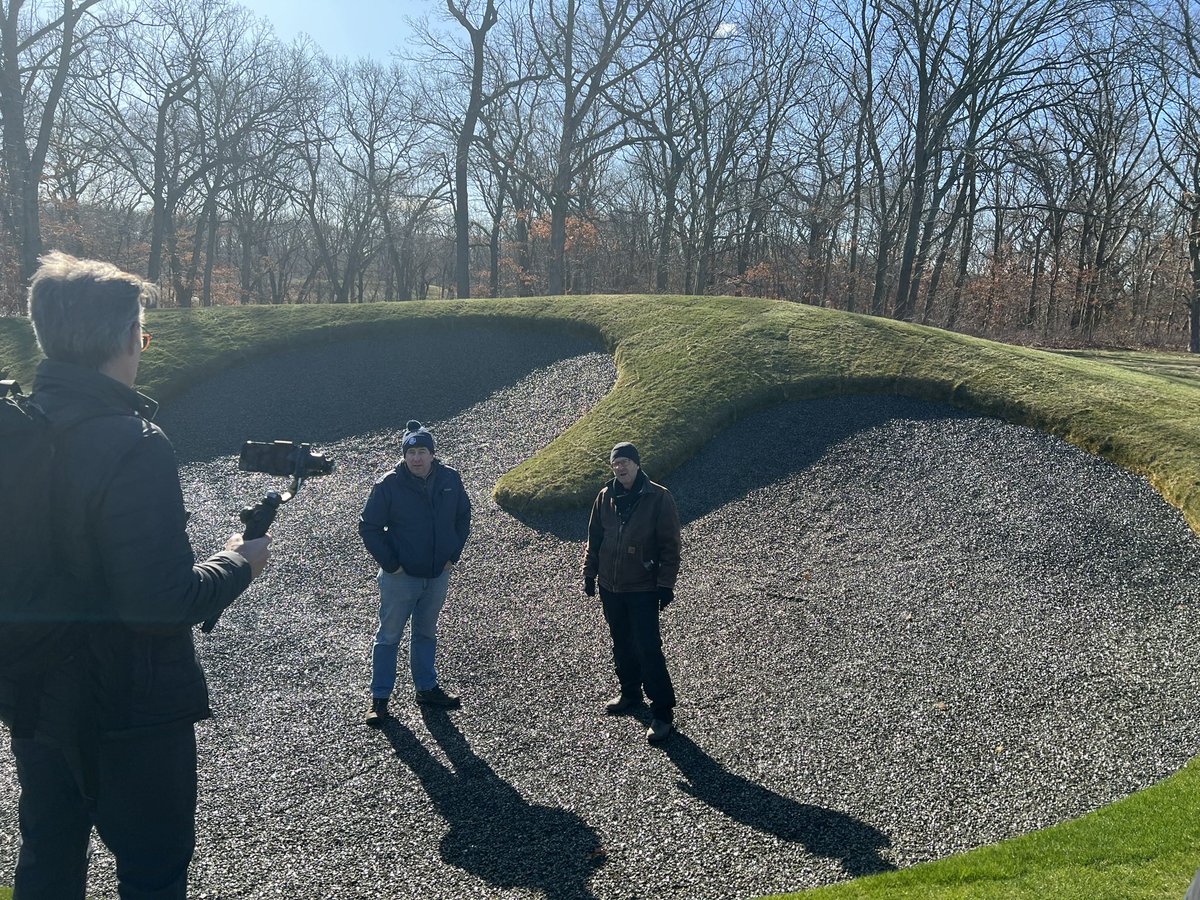 jim_pav's tweet photo. Great day walking the famed Black Course with @FrankSpeaks3 looking at Best Management Practices. @MetGCSA @NYS_GolfBMP @Cornell_Turf @ligcsa @kenbenoit1 #bethpage #bestmanagementpractices #bmps #turflife #golflife #environment #newyorkstateparks https://t.co/Sqq5ldXtnn