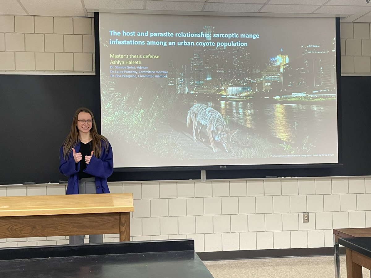 abigailthiemkey's tweet image. Ah @AshlynHalseth defended her master’s thesis today and she KICKED ASS!! #grad #Grad2024 #MasterOfScience #womeninSTEM