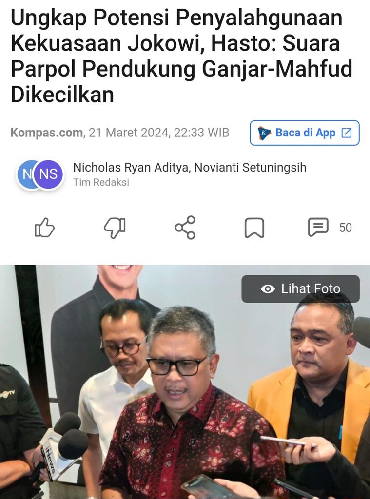 Jadi suara PDIP, Nasdem, PKS. PPP, dan PKB dikecilkan?