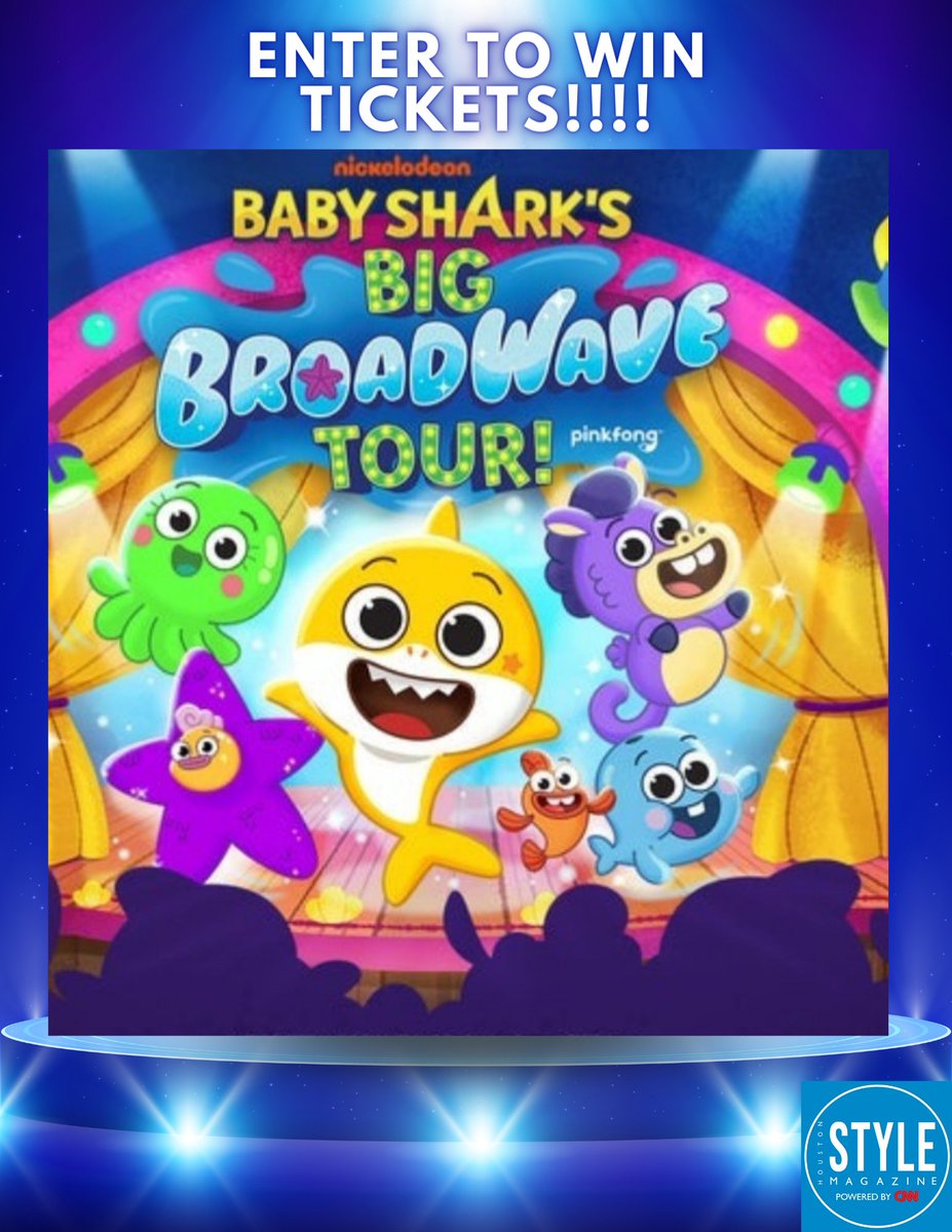 🎟️ Dive in and WIN tickets! 🦈 Baby Shark's Big Broadwave Tour is swimming into Houston's Hobby Center Sarofim Hall! 🐟 Click link to enter for your chance to win tickets! form.jotform.com/233045462935154 📲 Winners will be notified by March 29, 2024.