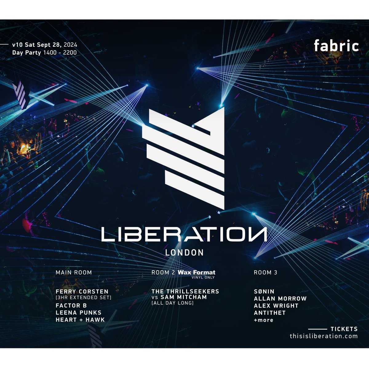 I’m very excited to be playing at a very iconic London venue that I’ve never actually been to before. This September, I’ll be playing at <a href="/fabriclondon/">fabric</a> for <a href="/sammitcham/">Sam Mitcham</a>’s Liberation brand!

#trancemusic #dj #fabriclondon