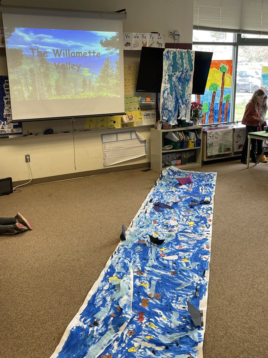 derwood73's tweet photo. Visiting the Grade 2-3 Ecoregion Museum, learning about different Ecoregions in Oregon : The Willamette Valley, Columbia Plateau, East Cascades, West Cascades, Coastal Range.  
@CorbettSchools #OneCorbett https://t.co/1PBuAbfN9B