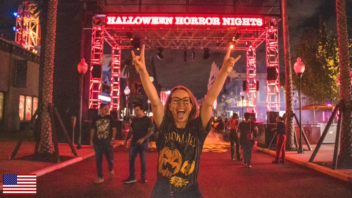 jehhhmello's tweet photo. #ArrumaEssaMala COMO É O HALLOWEEN HORROR NIGHTS, o evento mais bombado da Universal em Orlando! Casas do terror, scare zones, comida temática de Stranger Things e The Last of Us, lojinhas e mais! https://t.co/kuWr2o1XLB https://t.co/dp6MVnNTcA