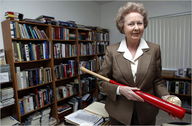 Nominations are now open for the 2024 Dorothy Seymour Mills Lifetime Achievement Award for contributions to promoting women in baseball. Nominations are due May 27th, Visit the link for more information. #SABR #WomeninBaseball
sabr.org/latest/submit-…