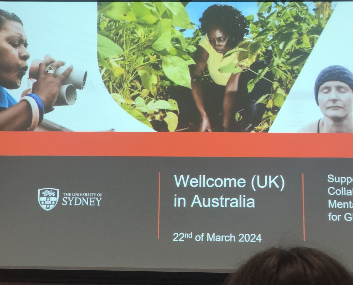 Thank you to @DrEmmaLJohnston and @ian_hickie for opening the Wellcome event, ‘As Australia’s oldest university, our mission is to stay young and staying ahead of cutting research is how we’ll be doing that,’ Emma. @Sydney_Uni @SydneyUniWorld