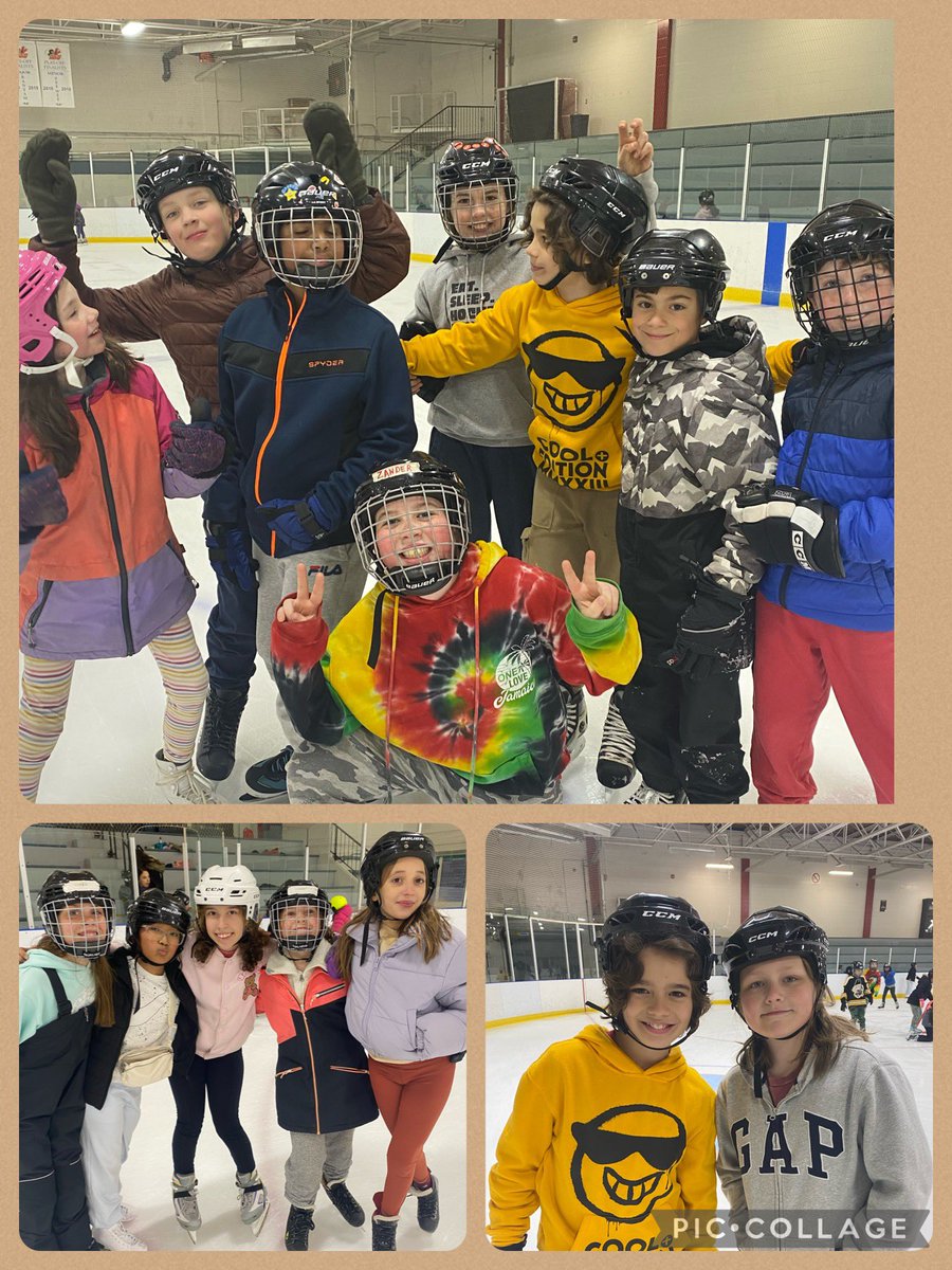 We had our final skate day yesterday! I think their smiles say it all!! Thank you to our many volunteers who accompanied us. @StGemmaOCSB