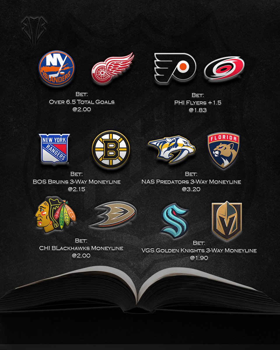 ProvibetTips's tweet photo. After a profitable night last time out with the hockey, lets try and end back in the green!! https://t.co/w4U5Pce6Hp