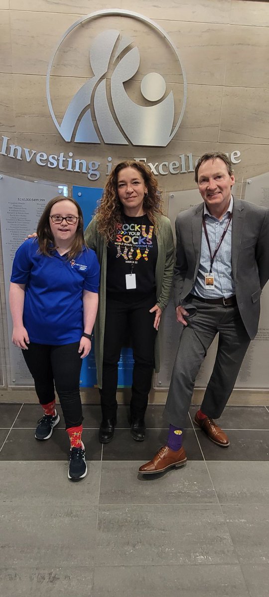 WCDSB is Rocking their Socks at Waterloo Region Project SEARCH today! #WorldDownSyndromeDay2024 #WWDSSrockyoursocks #RockYourSocks @WaterlooCDSB @WCDSBAwesome @ProjectSEARCHHQ @StMarysGenHosp @KWHabilitation