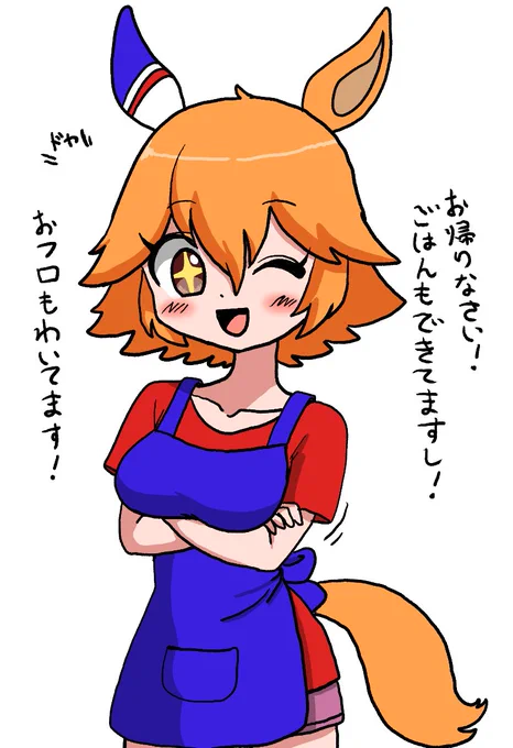 デキる奥さんです!
#マチカネフクキタル 