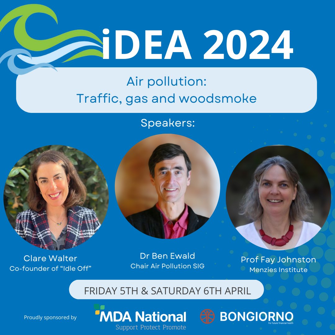 All welcome to our conference #iDEA24 One of our excellent presentation on Air Pollution from gas, traffic and fires and how we can protect ourselves. Tickets selling fast in person or online- linked 👇 See you there. #airpollution
