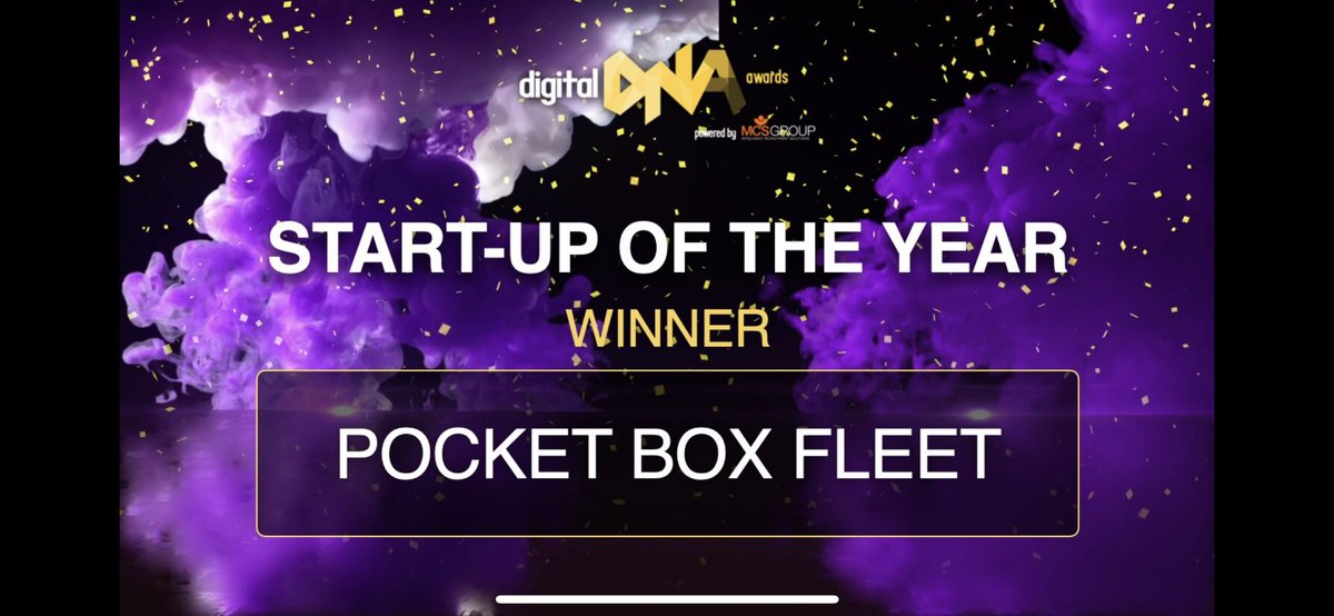 Martin Murtagh, M.Sc. ๐ (@martimurtagh) on Twitter photo Delighted to hear <a href="/pocketboxit/">Pocket Box</a> #FleetManagement win #StartupOfTheYear <a href="/DigitalDNAHQ/">Digital DNA Belfast</a>
awards in #Belfast tonight!
Hats off to <a href="/JimFinnegan9/">Jim Finnegan</a> and team. A big shoutout also to all tonight's winners and nominees. ๐
#DigitalDNA #Awards Delighted to hear <a href="/pocketboxit/">Pocket Box</a> #FleetManagement win #StartupOfTheYear <a href="/DigitalDNAHQ/">Digital DNA Belfast</a>
awards in #Belfast tonight!
Hats off to <a href="/JimFinnegan9/">Jim Finnegan</a> and team. A big shoutout also to all tonight's winners and nominees. ๐
#DigitalDNA #Awards