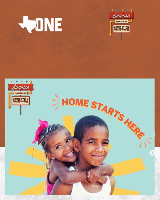Excited to use my NIL to partner with Sunrise Navigation Center. Join me in supporting their mission to bring whole-person solutions to the whole-person trauma of homelessness. bit.ly/SunriseNav @TexasOneFund