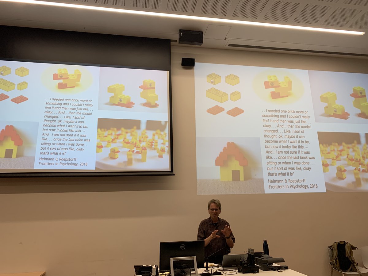 Sara Kim Hjortborg (@kimsorassi) on Twitter photo Andreas Roepstorff (<a href="/aroepstorff/">Andreas Roepstorff</a>) sharing with us his novel work on 'Play and Predictions' esp. how joy, the (physical) sharing of perspectives, uncertainty, and joint meaning-making enable states of playfulness and play. All together inspiring and fun. #MMII #MQ Andreas Roepstorff (<a href="/aroepstorff/">Andreas Roepstorff</a>) sharing with us his novel work on 'Play and Predictions' esp. how joy, the (physical) sharing of perspectives, uncertainty, and joint meaning-making enable states of playfulness and play. All together inspiring and fun. #MMII #MQ