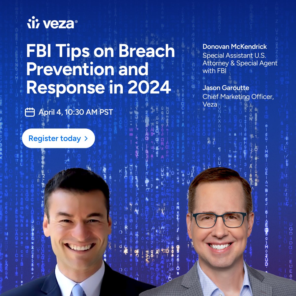 🚨 Tune in for FBI Tips for breach prevention on April 4th! 🚨 Hear #FBI Agent and Special Assistant U.S. Attorney, Donovan McKendrick share strategies for navigating the 2024 threat landscape. bit.ly/494oE9m #cloudsecurity #cybersecurity #identitysecurity