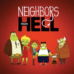 ATrench93's tweet photo. I really miss this show. Thankfully hazbin and helluva took its place. I still value the sit com dynamic. #NeighborsFromHell https://t.co/mQKI3mgUXv