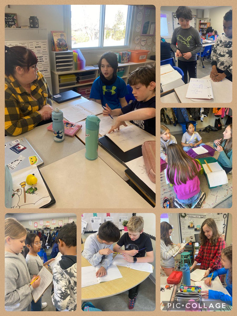 We created survey questions with @MrsTKroeger this afternoon. Students began analyzing their data while engaging in rich conversations with their peers. It’s always so fun having Mrs Kroeger in our classroom! @StGemmaOCSB