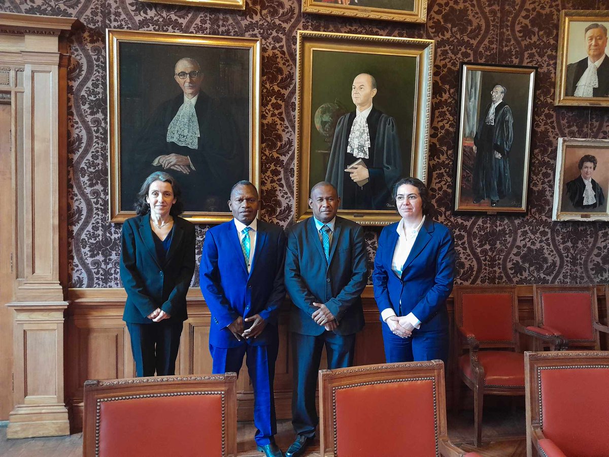 Our team has just completed filing a submission to the ICJ #ClimateChange Advisory Opinion. This following a Leader's decision for Members to make submissions. The meeting was advanced through the #MSG Secretariat’s Political & Security Affairs programmme.@IlanKiloe @GregNimbtik