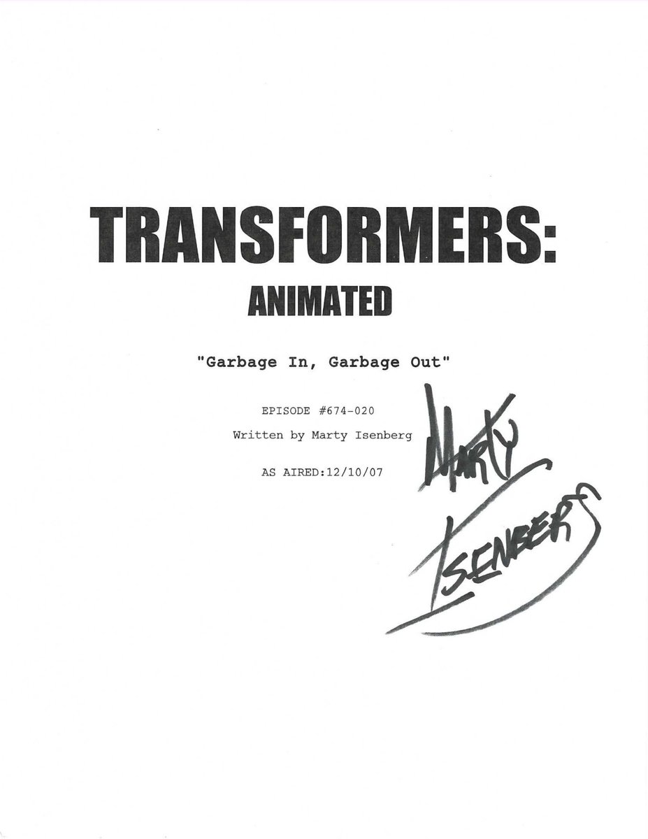 walruslaw's tweet image. Thanks to a very kind donation from @KeyanCarlile the 3 Transformers Animated Scripts he won in the @tfconofficial Charity Auction in aid of Transformers Ark author Bill Foster are now available to download TFRaw.com/2024/03/transf…