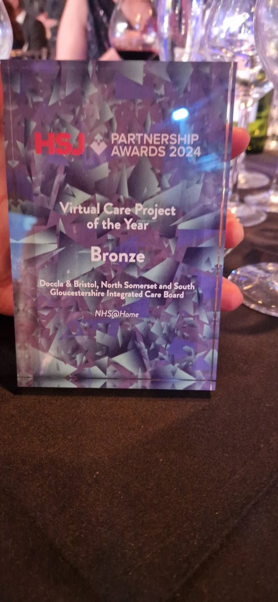Jen Tomkinson (@jen_tomkinson) on Twitter photo Amazing for <a href="/NHSatHome/">NHS@Home - BNSSG virtual ward service</a> to get recognised for our partnership work to enable more people to be supported at home! <a href="/hsjpartnership/">HSJ Partnership Awards - INACTIVE ACCOUNT</a> <a href="/SironaCIC/">Sirona care & health</a> <a href="/NorthBristolNHS/">North Bristol NHS Trust</a> <a href="/uhbwNHS/">University Hospitals Bristol and Weston NHS FT</a> <a href="/DocclaUK/">Doccla</a> Amazing for <a href="/NHSatHome/">NHS@Home - BNSSG virtual ward service</a> to get recognised for our partnership work to enable more people to be supported at home! <a href="/hsjpartnership/">HSJ Partnership Awards - INACTIVE ACCOUNT</a> <a href="/SironaCIC/">Sirona care & health</a> <a href="/NorthBristolNHS/">North Bristol NHS Trust</a> <a href="/uhbwNHS/">University Hospitals Bristol and Weston NHS FT</a> <a href="/DocclaUK/">Doccla</a>