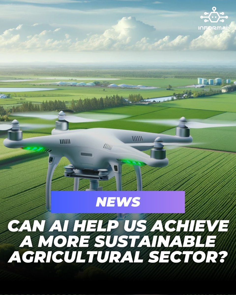 🌾🤖 How is AI transforming agriculture? Explore the sustainable revolution happening in our fields. #AIinAgriculture #SustainableFarming