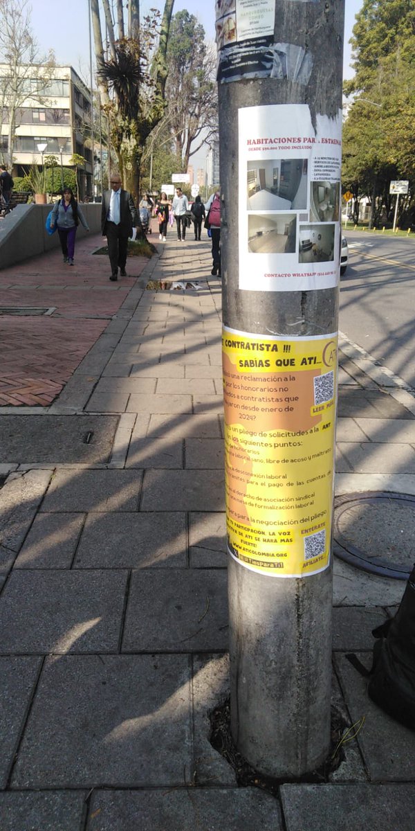 ATIesparaTI1's tweet photo. En la @AgenciaTierras las y los contratistas se mueven y defienden   sus derechos. Conoce nuestro pliego, afiliate. https://t.co/7VAAnjwxgr