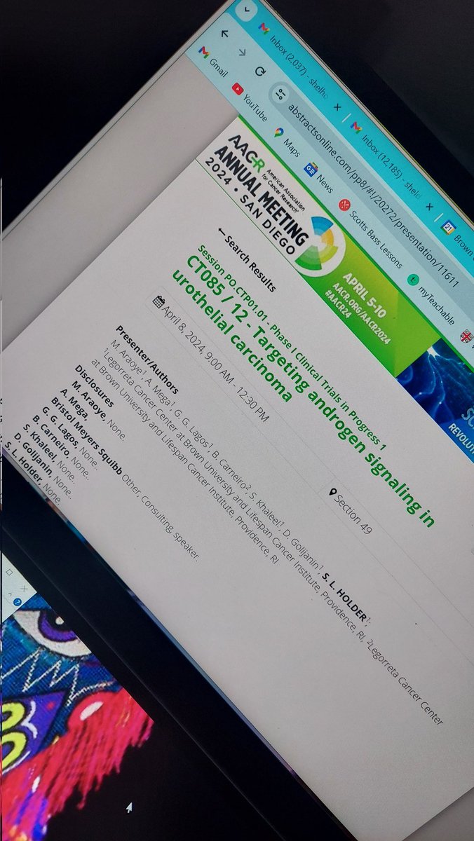 Looking forward to #AACR24. Catch any or all of our posters!! @BrownUCancer @BrownOncology @BrownMedicine @DrChoueiri @ksmeza @AACR @WinnAwards @MeharryMedical @Morehouse @HowardU @DrRobWinn @AmericanCancer @KidneyCancer @CuresWReach