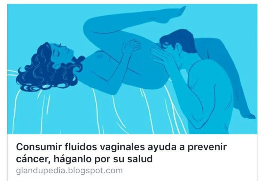 El consumo de fluidos vaginales te hace inmune al cáncer y a otras enfermedades