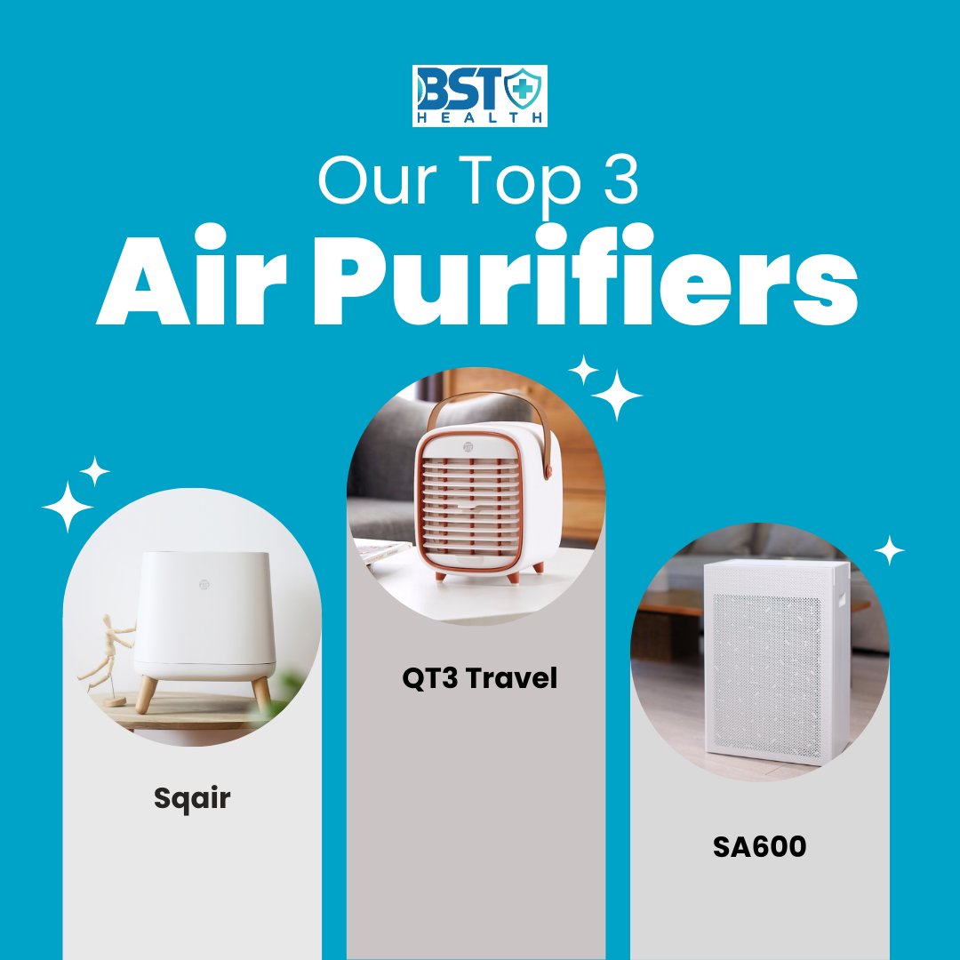 BSTHealth's tweet photo. Our best-selling Smart Air air purifiers - keeping your air clean, one room at a time!

Shop here: https://t.co/w56uw949RS

#cleanairforall #bestairpurifier https://t.co/wrCqhSzSth