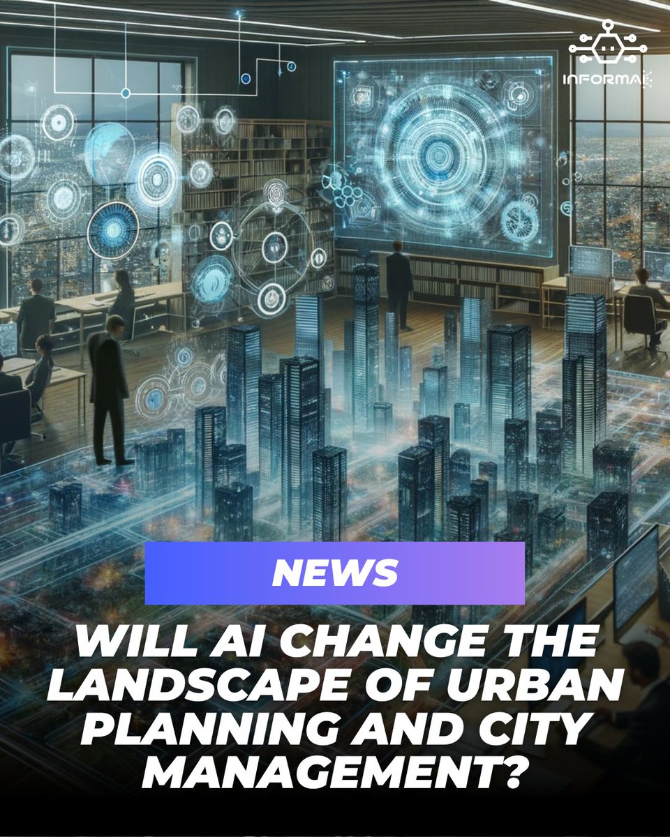 🏗️ The cityscape is changing, and it's all thanks to AI! Discover the innovations that are making cities smarter and more efficient. Link in bio!