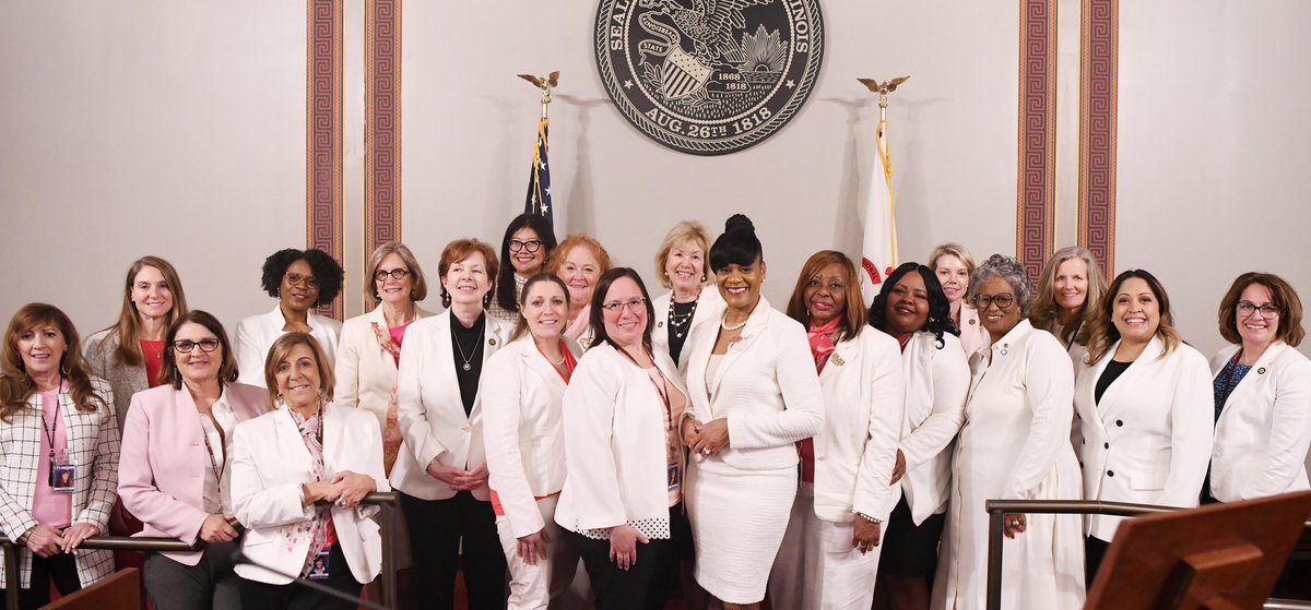 Today, the women of the Senate are wearing white to honor the suffragists — the women who fought for our right to vote and paved the way for generations to come. #WomensHistoryMonth