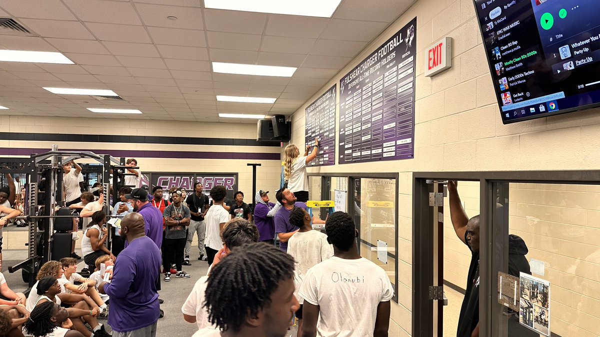 It’s time boys. 100 different numbers were taken down today to be filled with this years maxes.  
#FulshearBrutality
#DGenerationF