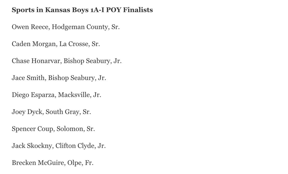 Blessed to be a 1a player of the year finalist! 🦅 @CCEBoysHoops