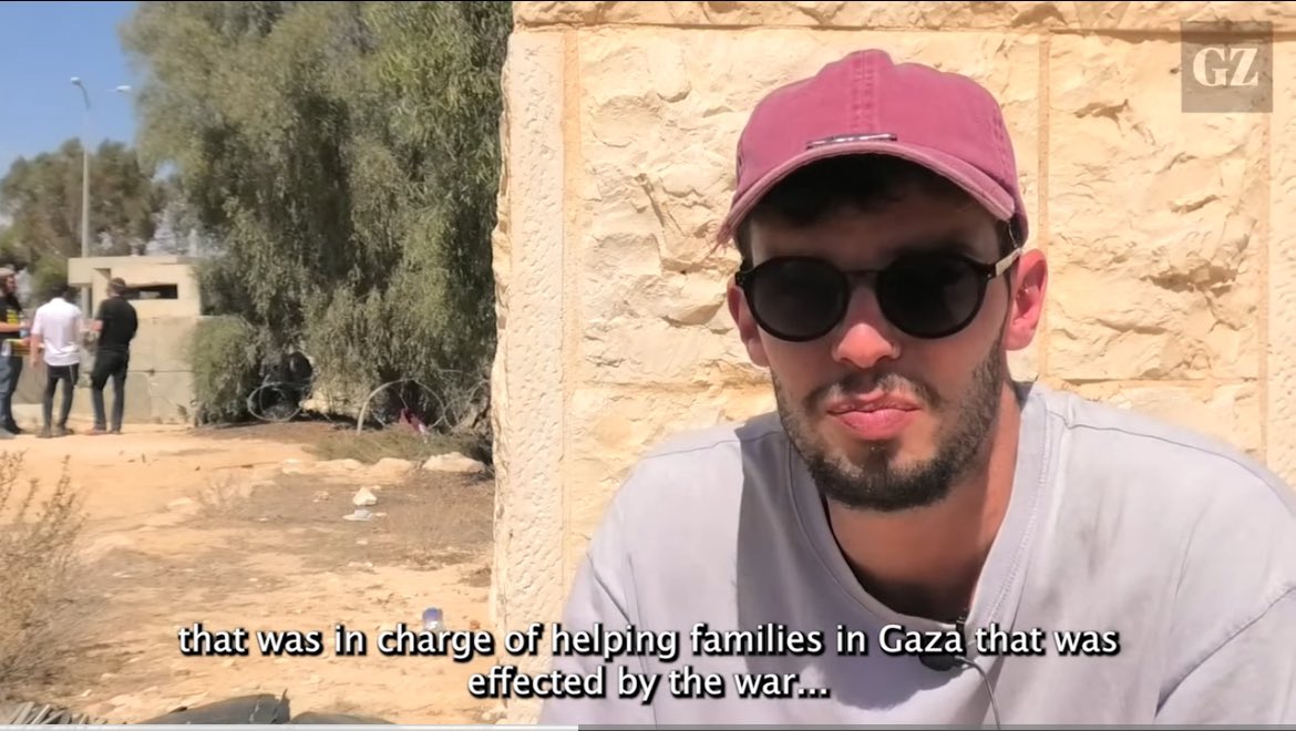 Israeli reservist who invaded Gaza and is now blocking humanitarian aid confesses on camera to @loffredojeremy to blowing up UN offices “in charge of helping families affected by the war” youtu.be/LqRzfb2oMaM?si…