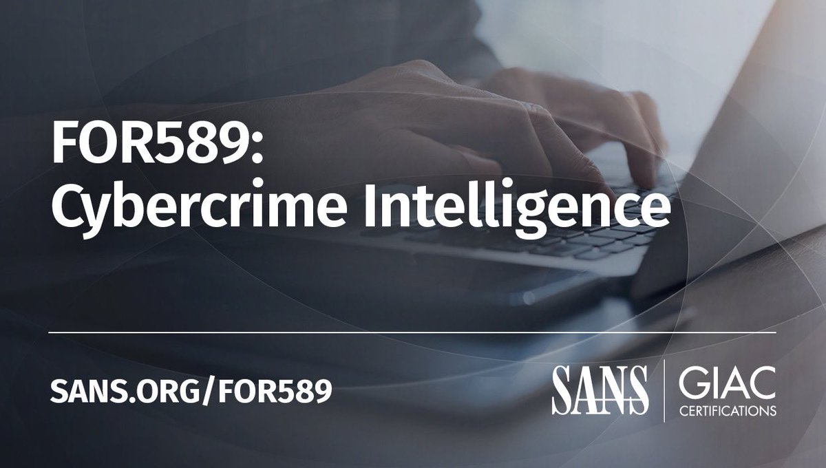vHUMINT's tweet image. A special shoutout to all the SMEs who helped us with specific parts of the @sansforensics FOR589 Cybercrime Intelligence course. Especially @SttyK @Jon__DiMaggio @ASG_Sc0rpi0n @DE7AULTsec and @afx_IDE. Thank you so much for all of your help 👏 

FOR589: sans.org/cyber-security…