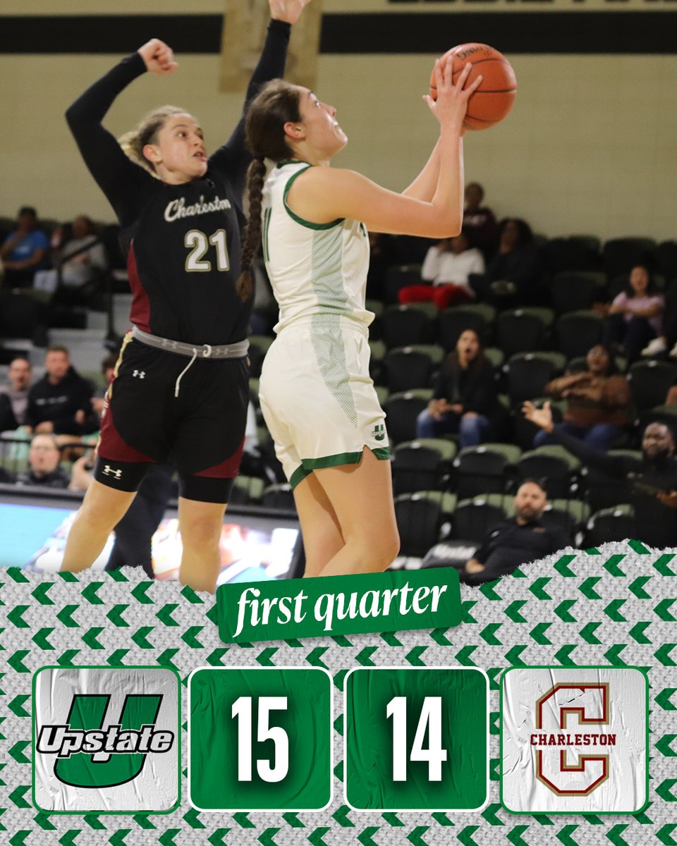 1st | UPST 15 CoC 14 After trailing to begin the game, the Spartans come back to lead by one at the end of the first! #SpartanArmy