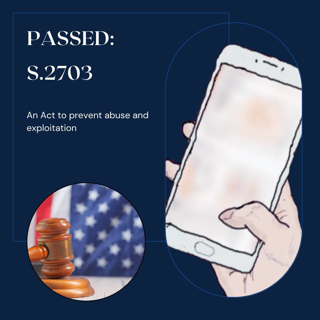 SenBruceTarr's tweet image. Today, the Senate passed S.2703, &apos;An act to prevent abuse and exploitation&apos; which I proudly co-sponsored.
To learn more about S.2703, visit:
malegislature.gov/Bills/193/S2703
#passed #revengeporn #mapoli #beaconhill #statesenatorbrucetarr