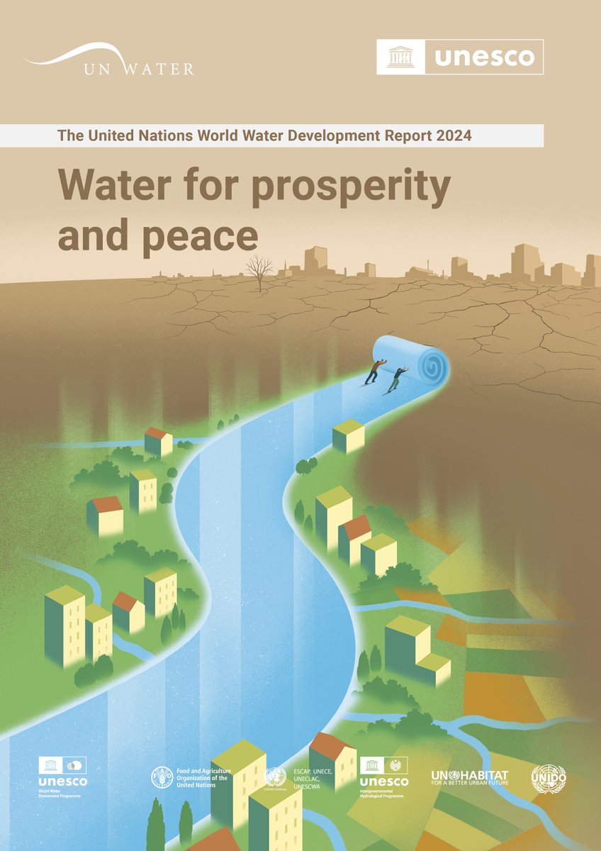 OUT NOW: The new UN World Water Development Report! Water is vital for health, food security, gender equality, prosperity & a better future. How do we ensure equal access to everyone everywhere? Check out the #WorldWaterReport & find out: unesco.org/reports/wwdr/e… #WorldWaterDay