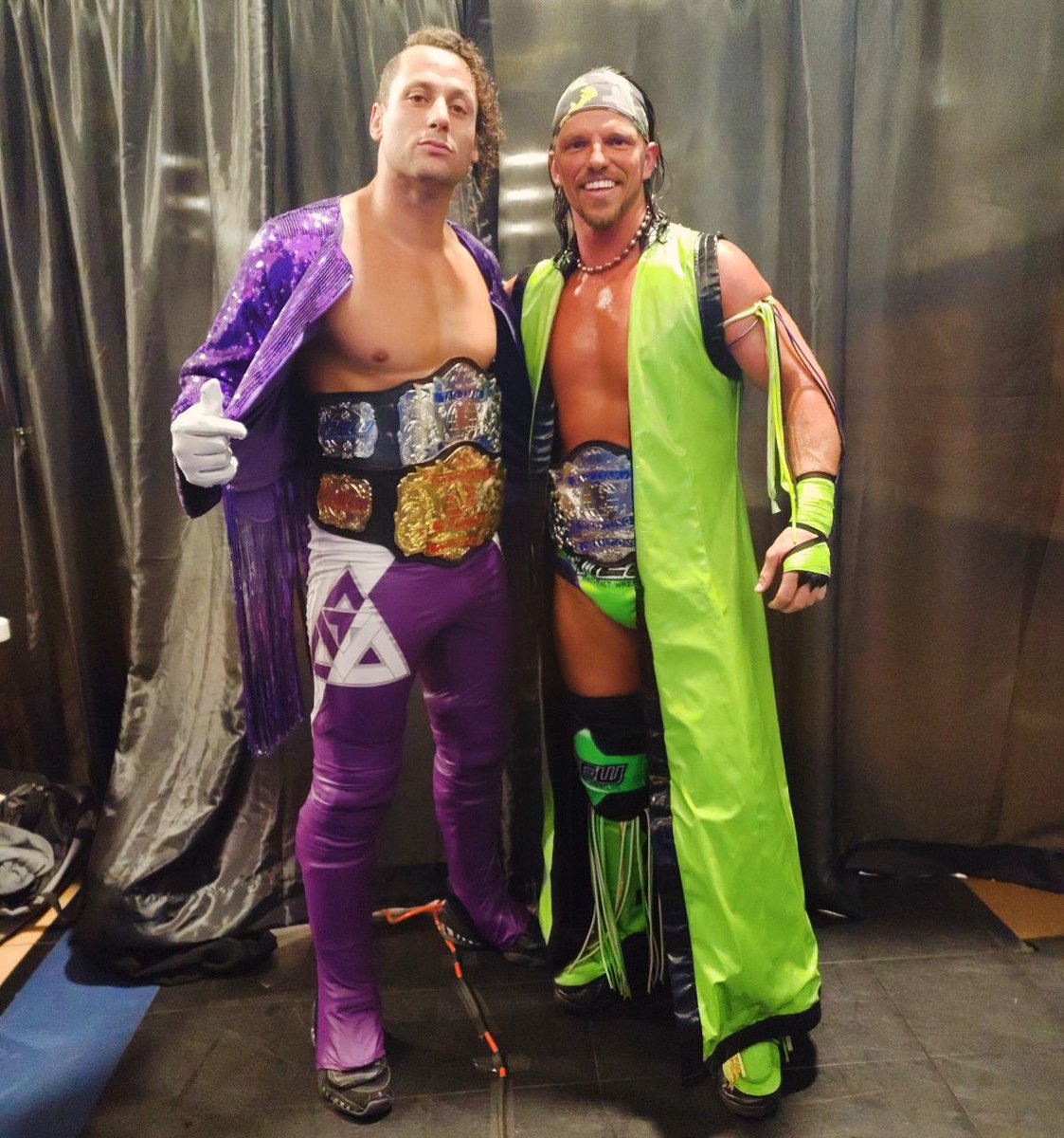 I’m late.. happy bday @MattTaven Pic was seconds b4 defending @newwrestling1 tag straps I was in a BAD place physically and mentally. Pic holds more meaning to me than anyone will ever know. Been on my phone almost a year. Happy to finally share it! Happy Birthday Champ!