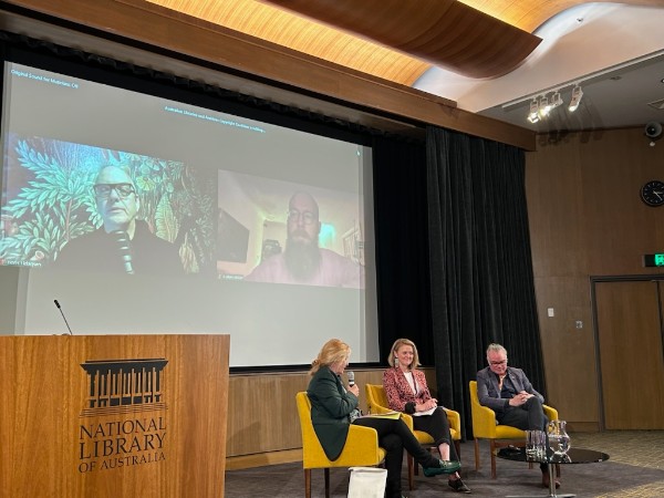 Australian Digital Alliance (@aus_digital) on Twitter photo We end the Forum with a panel looking at challenges and opportunities for AI with @spamthemusical, Olivia Lanchester, Cullen Miller and <a href="/sebchan/">Seb Chan</a>.
#ADAForum We end the Forum with a panel looking at challenges and opportunities for AI with @spamthemusical, Olivia Lanchester, Cullen Miller and <a href="/sebchan/">Seb Chan</a>.
#ADAForum