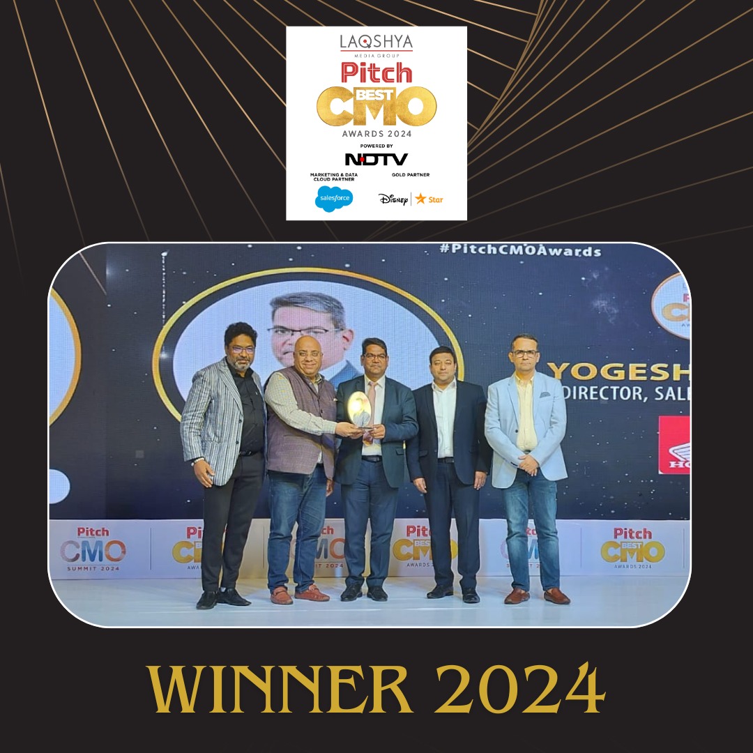 Honoring the visionaries of Marketing at the Laqshya #PitchCMOAwards for their groundbreaking and exceptional achievements! 🎉 
Many Congratulations to #YogeshMathur, Director, Sales and Marketing, @honda2wheelerin on winning the prestigious title🌟

@laqshyamedia @ndtv