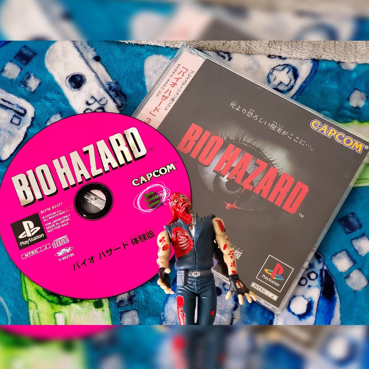 InkFusedGamer's tweet photo. 28 Years ago today, Biohazard/Resident Evil was released! 
So thought I'd share this awesome demo disc I found a bit back. 

#InkFusedGamer #residentevil #REBHFun #Biohazard #residentevilday #TrialEdition #survivalhorror #demo #Zombies #Japanese #Capcom #notforresale https://t.co/lcYGqkzMIM