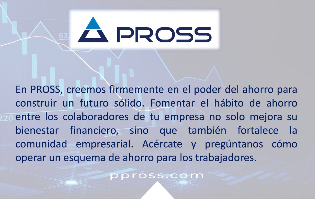 ProcesosPROSS1's tweet photo. Construye con PROSS un Futuro Sólido para tus colaboradores

#AhorroInteligente #FuturoSeguro #PROSS https://t.co/HmLHRgKNxD
