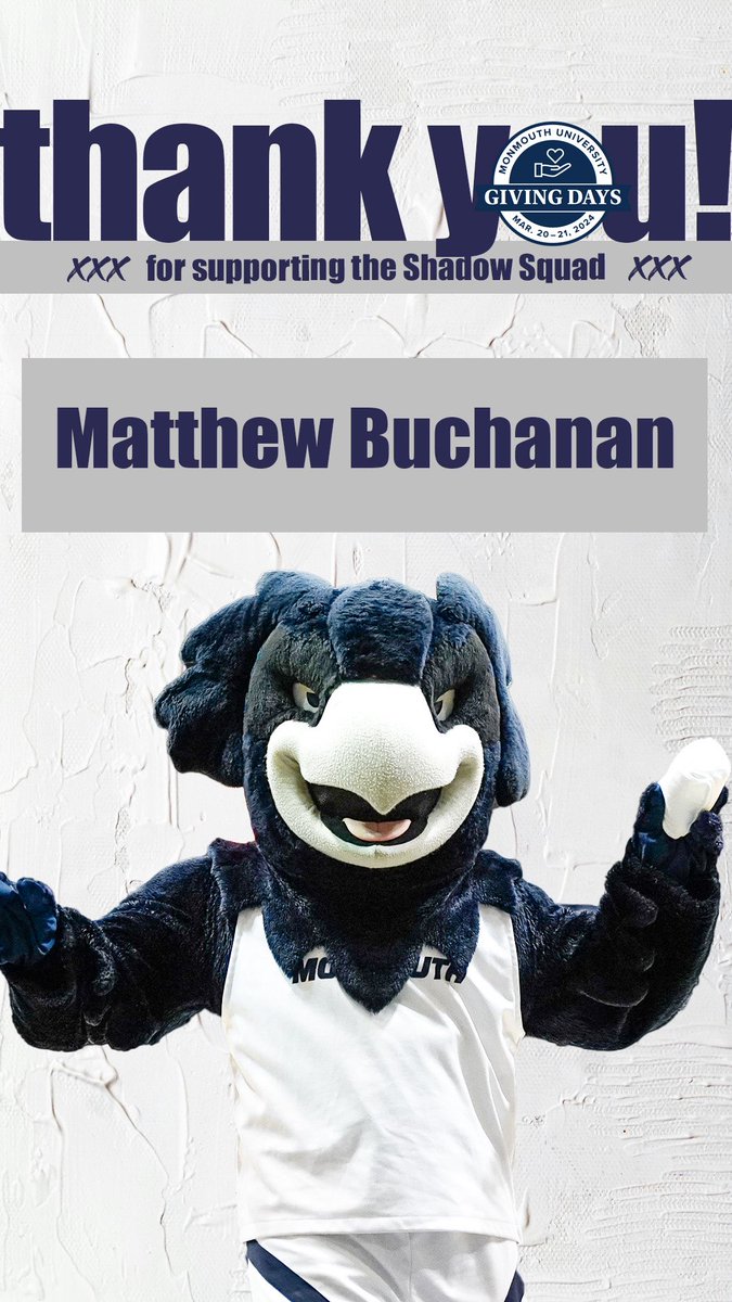 ShadowTheHawk's tweet image. Our 11th hour gifter Matt is a rockstar! Thank you for your generosity 💙