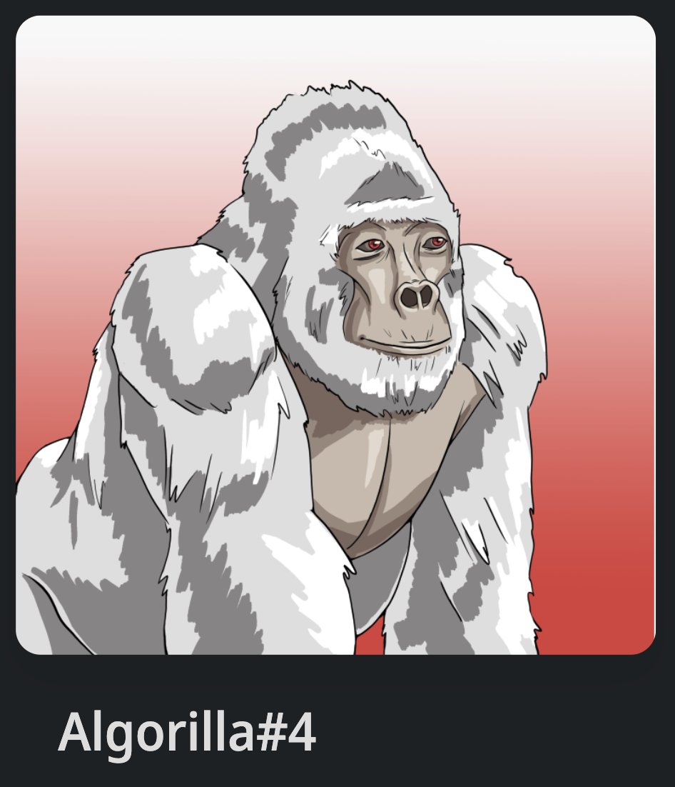 MuseoAlgo's tweet image. A beautiful addition to our collections. 🦍
#algorillas #AlgorandNFTs