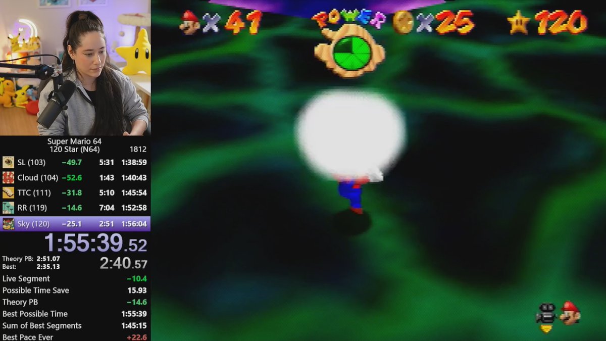 Blissfully unaware that OBS crashed for 25 seconds during the final bowser throws 🫠 Oh well, back-to-back pbs at least 🤷🏻‍♀️