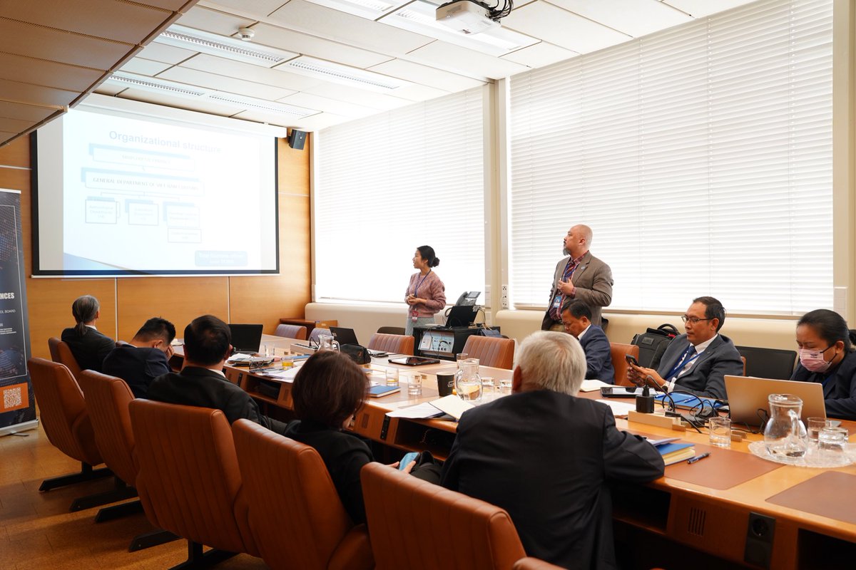 Hai Le (@haile2011946) on Twitter photo Twinning mission for Focal points of Viet Nam and Laos. Opportunity to strengthen international cooperation and explore the potential of utilize intelligence tools of <a href="/INCB_GRIDS/">INCB GRIDS</a> Programme.
<a href="/StateINL/">US Dept of State INL</a> <a href="/MatthewNiceUN/">Matthew Nice</a> <a href="/FumioIto2/">Fumio Ito</a> <a href="/LongNguyen5599/">Long Nguyen</a> Twinning mission for Focal points of Viet Nam and Laos. Opportunity to strengthen international cooperation and explore the potential of utilize intelligence tools of <a href="/INCB_GRIDS/">INCB GRIDS</a> Programme.
<a href="/StateINL/">US Dept of State INL</a> <a href="/MatthewNiceUN/">Matthew Nice</a> <a href="/FumioIto2/">Fumio Ito</a> <a href="/LongNguyen5599/">Long Nguyen</a>