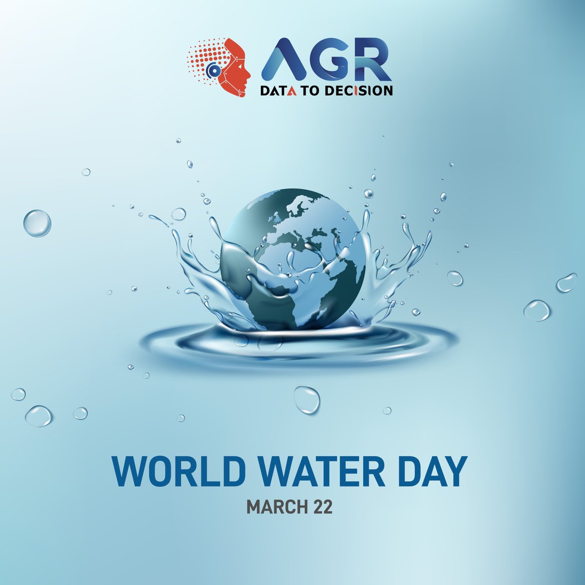 AgrKnowledge's tweet photo. Happy World Water Day! Let's cherish this vital resource that sustains life. Billions still lack safe drinking water. Let's raise awareness, conserve water, and support sustainable solutions. What are you doing to value water today? #ValuingWater #WorldWaterDay https://t.co/7XpYM09rI3